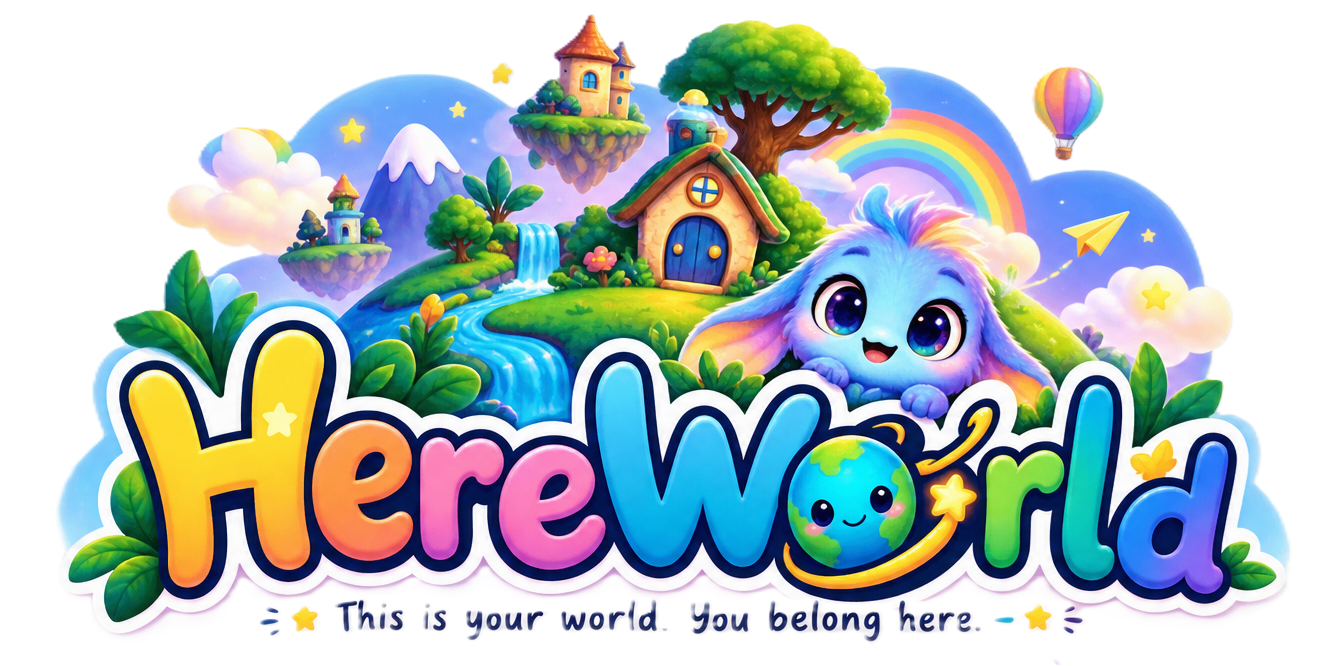 HereWorld logo